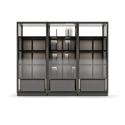 China (Size) Latest Design Office Furniture Adjustable Metal Bookcases Living Room Cabinets for sale