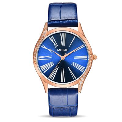 China Megir 4212 Women Watches Luxury Top Brand Diamond Ladies Watch Women Water Resistant for sale