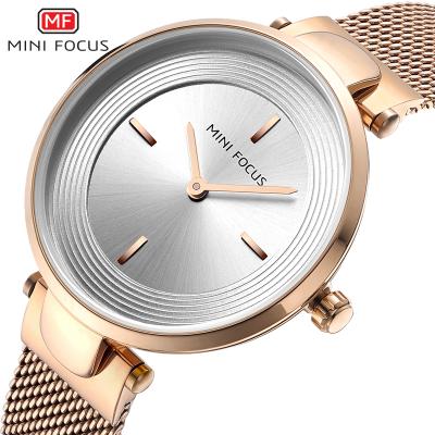 China Water Resistant Minifocus 0195L Brand Women Watches Luxury Blue Women Diamond Bracelet Wrist Watch Quartz Ladies Watch for sale