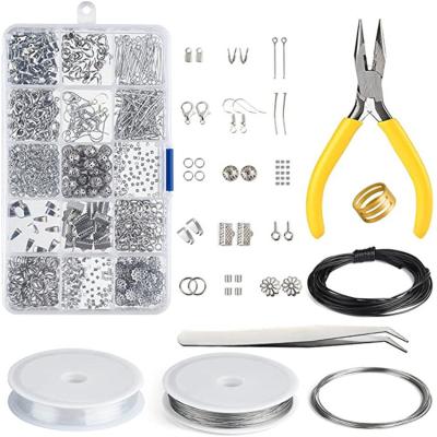 China Jewelry Making 15 Grids Jewelry Making Kit Jewelry Findings Starter Kit Jewelry Beading Making and Repair Tool Kit for sale