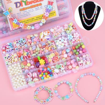 China FASHIONABLE DIY Beads Mix Color Design Plastic Beads Crafts DIY Craft Beads for sale