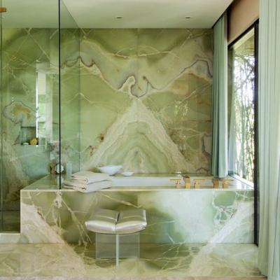 China Pakistan Green Indoor Luxury Onyx Marble For Wall Decoration for sale