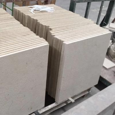 China Modern exterior beige limestone floor tiles from Portugal for sale