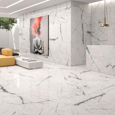 China Modern Natural Marble Slab Stone White Marble Tiles for sale