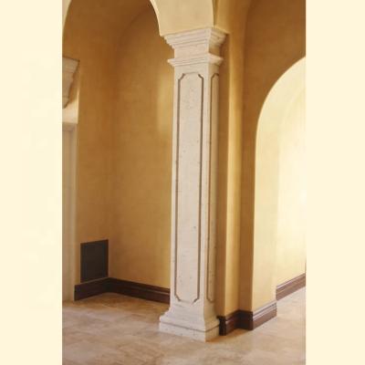 China Solid square stone column/pilaster inside for sale