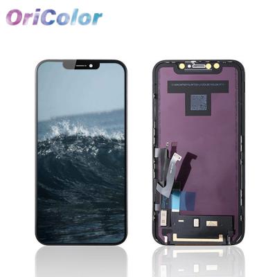 China Oricolor Mobile Phone LCD Display For Iphone Xr LCD Screen Assembly, For Iphone XR 5.8 inch LCD Digitizer for sale