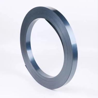 China Wrapping Machine Supplier Oiled Corrosion Resistant Steel Strip Wrapping Wrapping Steel Belt for sale