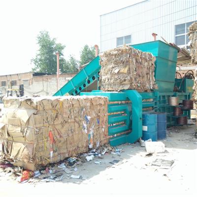 China High Efficiency Hydraulic Waste Cardboard Compressor Packing Press Machine Paper Cardboard Baler for sale