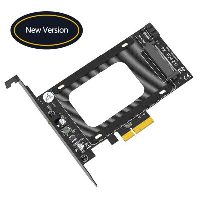 중국 PCI-E 라이저 3.0 4X 로 U.2 SFF-8639 어댑터 SSD 로 PCI 익스프레스 카드 2.5 