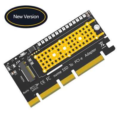 Cina M.2 nvme SSD a PCI-E 4X/8X/16X adattatore con 3528 LED flash colorato in vendita