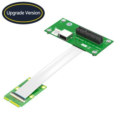 China Mini PCI-E to PCI-E Express X4 USB Riser Card EMI Shielding Cover for sale