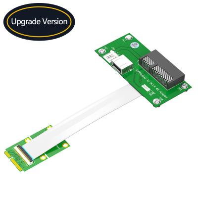 China long Shielded Mini PCI-E Express X4 USB Riser Cable Card Horizontal for sale