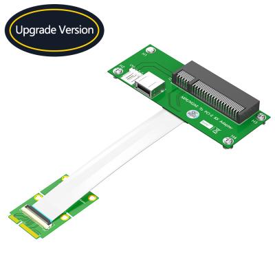 China Mini PCI-E para PCI-E Express X8+USB Riser Card com cabo FPC de alta velocidade à venda