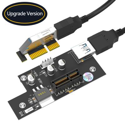 Chine GPU PCI Express 1X à 1X / 4x / 8x / X16 Riser Card Extender avec des pieds magnétiques à vendre