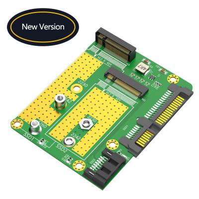 China Mini PCI M.2 NGFF SSD To Dual SATA3 Express Adapter Windows 7 for sale