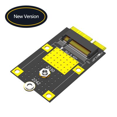 China OEM MSATA zu M.2 NGFF Schlüssel B Adapter für 2230 2242 SSD-Karte zu verkaufen