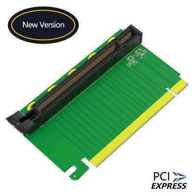 China PCI-e 16X 3.0 90 Degree Reverse Male to Female Riser Card Adapter For 2U Server (Installation Direction towards CPU) for sale