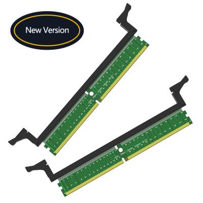 China DDR5 U-DIMM 288Pin Adaptador DDR5 Teste de memória Cartão de proteção de memória com cartão de placa de expansão de fecho curto para computador desktop à venda