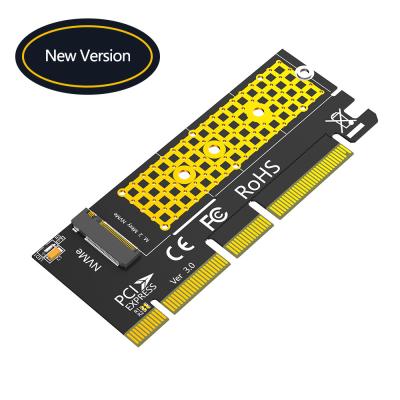 중국 NVMe 어댑터 M.2 PCIe SSD에서 PCI-e x4 / x8 / x16 변환 카드 M.2 (M 키) NVMe SSD 2280/2260/2242/2230 판매용