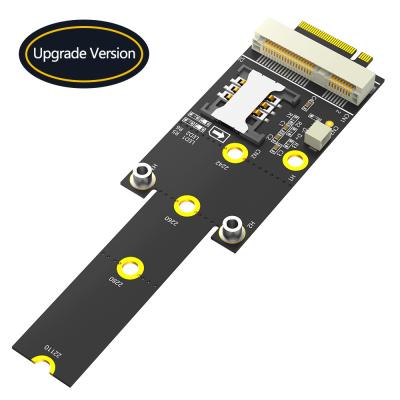 China 3G 4G 5G GSM LTE WIFI Modul Mini PCIe Wireless Network Card SIM zu NGFF M.2 Schlüssel M Steckdosenkartenadapter mPCIe Slot konvertiert NVMe zu verkaufen