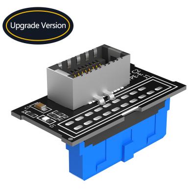 China Conexão USB 3.1 vertical do painel frontal, chave-A tipo-E para USB 3.0 à venda