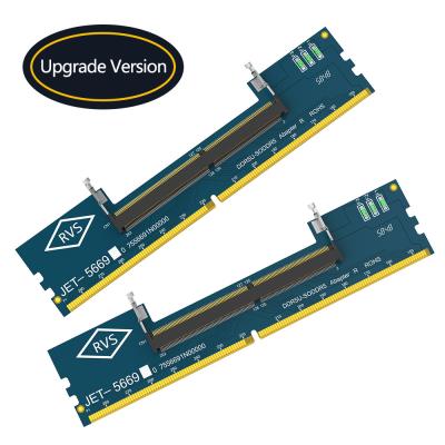 Cina Laptop DDR5 RAM a SO DDR5 U-DIMM Desktop Adapter Card, Tester di memoria SO DDR5 a DDR5 U-DIMM Converter in vendita