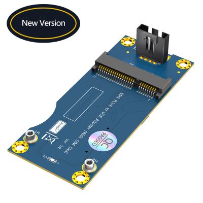 China Mini PCI-E to Motherboard USB 9PIN Header Wireless Adapter Card With 1 Standard SIM Slot for GSM 3G 4G LTE WWAN Module zu verkaufen