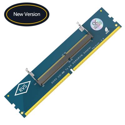 China Laptop DDR5  RAM to SO DDR5 U-DIMM Desktop Adapter Card, Memory Tester SO DDR5 to DDR5 U-DIMM Converter for sale