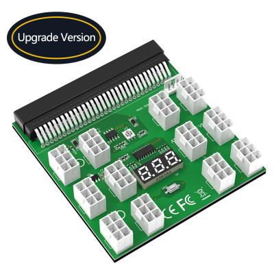 Cina 12 PCS ATX 6Pin connettori alimentazione Breakout Board Adapter per ETH Bitcoin Mining in vendita