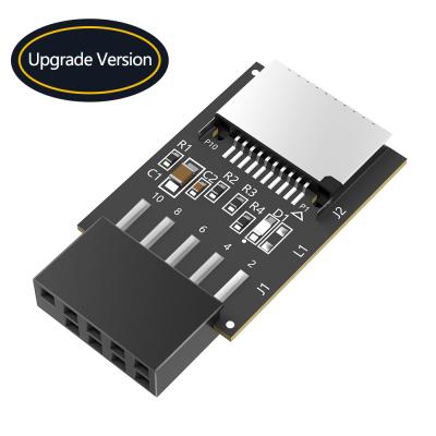 China Nueva versión USB 2.0 9pin del panel frontal encabezado para el adaptador interno tipo-E con 5V Power LED en venta