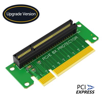 Cina PCI-Express 8X Riser Card 90 gradi ad angolo sinistro Adapter Card 1U Altezza Computer Server PCIe Socket, PCI-E 8X elevato in vendita