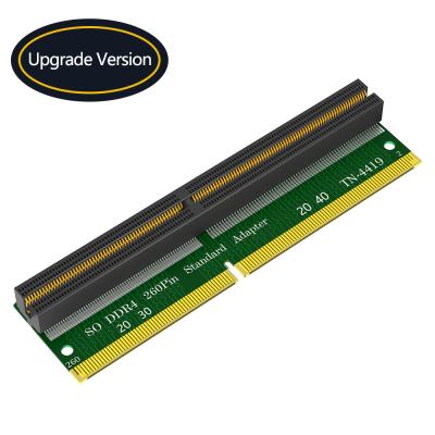 China Desktop Memory Module Adapter Card SO-DIMM DDR4 260pin Test Protection Card TN-4419 for sale