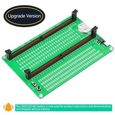 China Teste de memória DDR5 RDIMM / UDIMM com fecho longo, computador de mesa Cartão de teste de memória DDR5 à venda