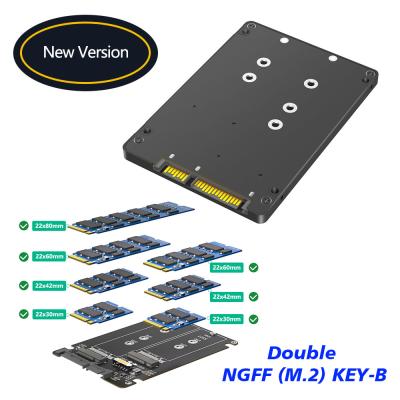 China Dual M.2 B Key/B&M Key SSD to 2.5