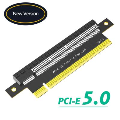 China PCI-E Express 5.0 16X  Male To Female Extender Riser Card Adapter Pcie 5.0 16x 180 Degree Height Increasing Card for sale
