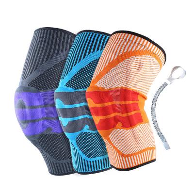 China Breathable Adjustable Elasticity Knee Pad Spandex Knee Brace Elastic Knee Sleeve For Sports Protection Support#HX-15 for sale