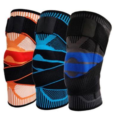 China Adjustable Elasticity Football Basketball Meniscus Teardrop Arthritis Wrap Knee Pads Non-slip Working Knee Brace Compression Sleeve Breathable Non-slip Working Rising Knee Pads for sale