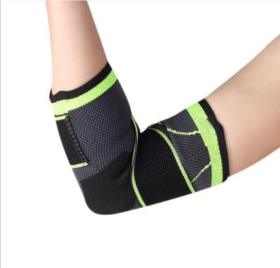 China Adjustable Elasticity Breathable Fitness Elbow Brace Compression Support Sleeve For Tendonitis, Tennis Elbow, Golf Elbow Treatment#HZ-01 for sale