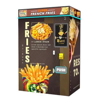 China Factory Price Fired Automatic Hot Food Vending Machine SDK French Fries Robot Chicken And Frying Chip Vending Machine For Sale for sale