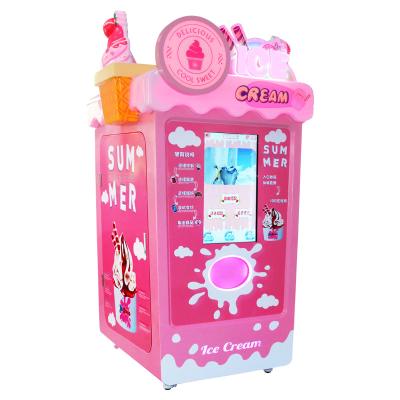 China 32 Inch Touch Screen Ice Cream Robot Vending Machine Vending Machine for sale