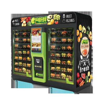 China Mail Guangzhou new 2022 year kind design vegetable and fruit vending machine on sale for sale