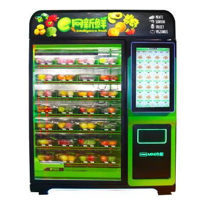 China Mall Vegetable And Fruit Automatic Fresh Food Vending Machine Smart Maker for sale