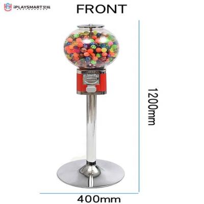 China 2020 New Style Mall Store Coin Operated Gumball Toy Capsule Vending Machine For Sale With Stand for sale