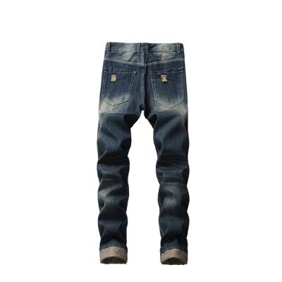 China Breathable Factory Wholesale Jeans Fashion Mens Ripped JeanstaperedVintage Ripped Jeans for sale