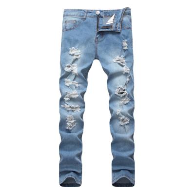 China Factory direct mens breathable stretch jeans slim fit jeans for men fashion stretch jeans for sale