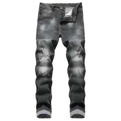 China Best Breathable Custom Jeans Stretch Slim Fit Jeans For Men Denim Mens Pants Jeans for sale