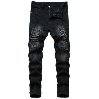 China 2021 New Design Mens Breathable Ripper Jeans Slim Fit Jeans For Men Straight Jeans for sale