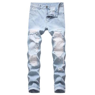 China Breathable Men's Ripped Jeans Slim Fit Jeans For Men's Denim Men Pants Jeans for sale