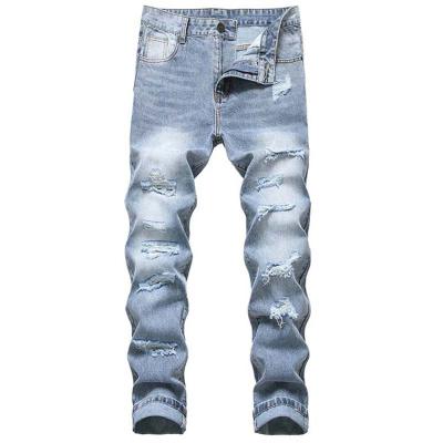 China Breathable factory directly sell most ripped jeans slim fit jeans for mens denim men pants jeans for sale