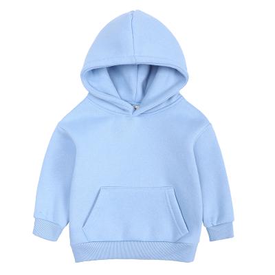 China Custom plain blank cotton fleece OEM anti-pilling baby clothing kids hoodies kids hoodie for sale